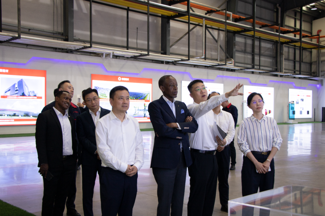卢旺达驻华大使到凯盛玻璃控股所属企业调研